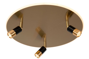 Lampa sufitowa Jubel złoty i odcienie złota, czarny LED zintegrowany 71101/48/02 - Lucide