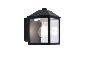 Kinkiet zewnętrzny Spire czarny E27 5290603012 - Lutec