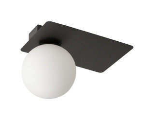 Plafon ARGON 1 prostokąt G9 czarny 33273 Sigma