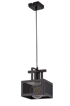 Lampa wisząca ALBERT 1 ZWIS E27 czarna 32177 Sigma
