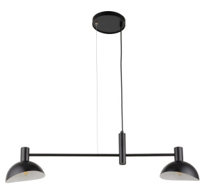 Lampa wisząca ARTIS 2xE14 czarna 40525 Sigma