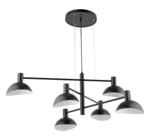 Lampa wisząca Artis 6 Czarny E14 - Sigma
