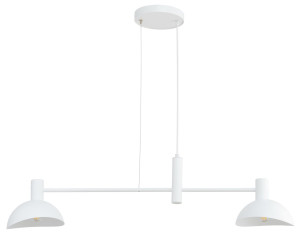 Lampa wisząca ARTIS 2xE14 biała 40526 Sigma