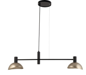 Lampa wisząca ARTIS 2xE14 czarna 40566 Sigma