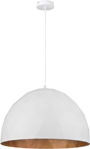 Lampa wisząca Diament L /miedziany Biały/miedź E27 - Sigma