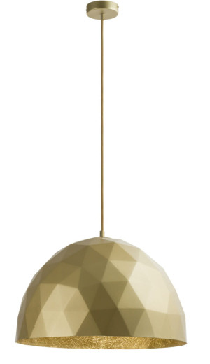 Lampa wisząca Diament L Złoty E27 - Sigma