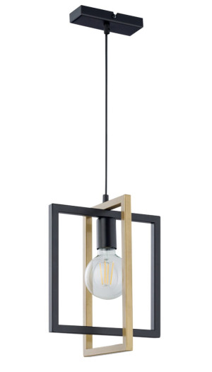 Lampa wisząca EDEN 1 zwis E27 czarna 32230 Sigma
