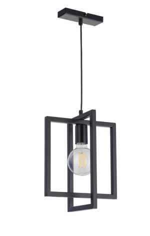 Lampa wisząca EDEN 1 zwis E27 czarna 32231 Sigma