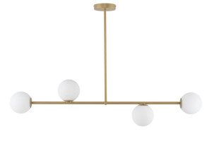 Lampa wisząca Gama 4 Złoty Beż G9 - Sigma