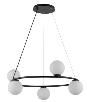 Lampa wisząca Gama Koło 5 Czarny G9 - Sigma