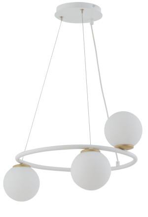 Lampa wisząca Gama Koło 3 Biały/złoty G9 - Sigma