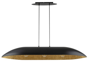 Lampa wisząca Gondola L / Czarny E27 - Sigma