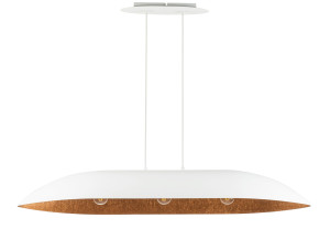 Lampa wisząca Gondola L /miedziany Biały E27 - Sigma