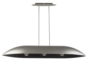 Lampa wisząca Gondola L / Srebrny E27 - Sigma