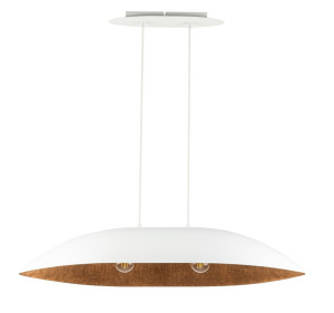 Lampa wisząca Gondola M /miedziany Biały E27 - Sigma