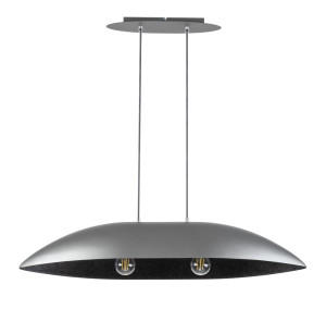 Lampa wisząca Gondola M / Srebrny E27 - Sigma