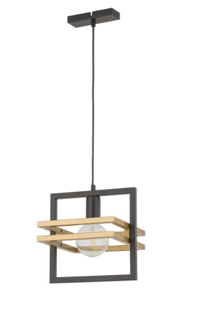 Lampa wisząca Merci 1xE27 czarna 32386 Sigma