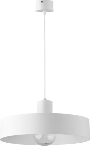 Lampa wisząca RIF 1xE27 L biała 30901 Sigma