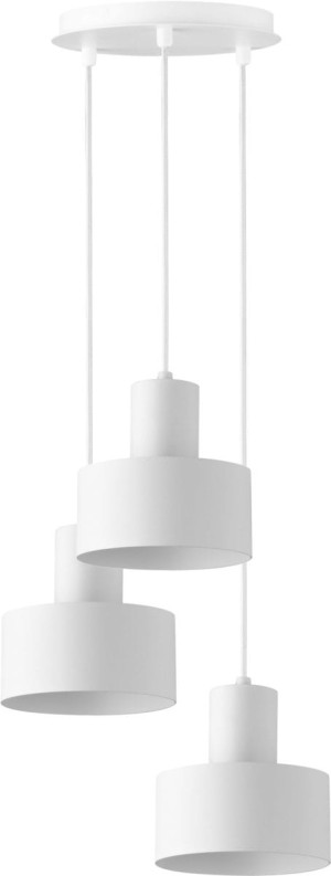Lampa wisząca RIF 3xE27 koło biała 30906 Sigma