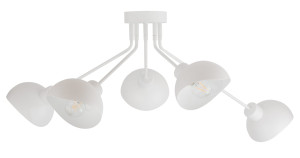Plafon Roy 5xE27 biały 32434 Sigma