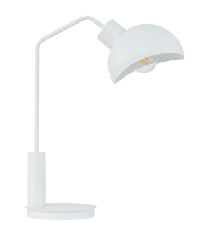 Lampa stołowa Roy E27 biała 50327 Sigma