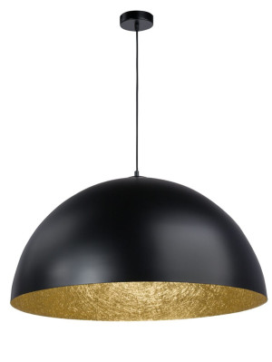 Lampa wisząca Sfera 70 Czarny/złoty E27 - Sigma