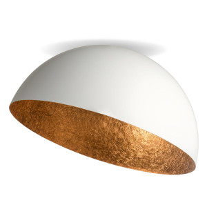 Plafon SFERA MIEDZIANY 35 E27 biały 32462 Sigma