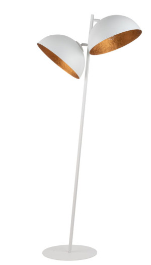 Lampa stojąca SFERA MIEDZIANY E27 biała 50334 Sigma