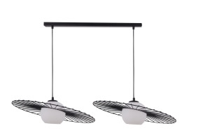 Lampa wisząca Sol 2 Czarny E27 - Sigma