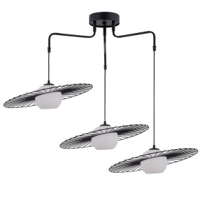 Lampa wisząca Sol 3 Czarny E27 - Sigma