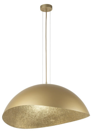 Lampa wisząca Solaris M Zwis Złoty E27 - Sigma