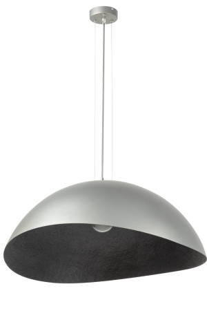 Lampa wisząca Solaris XL Zwis / Srebrny E27 - Sigma