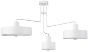 Plafon Vasco 3 Biały E27 - Sigma