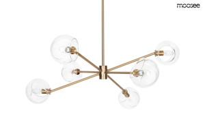 Lampa wisząca AURA 6 złota – Moosee