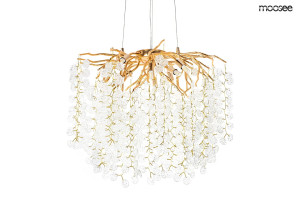 Lampa wisząca RIVIERA 60 złota / clear – Moosee