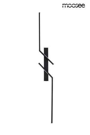 Lampa ścienna MAISON 100 czarna – Moosee