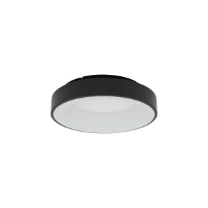 Plafon Nikki Round czarny LED zintegrowany - Nowodvorski