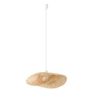 Lampa wisząca Havana M naturalne drewno 1 pkt E27 - Nowodvorski