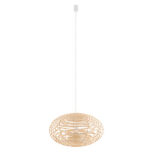 Lampa wisząca RATTAN M 1xE27 naturalne drewno 11154 Nowodvorski