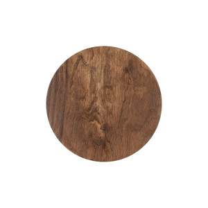 Kinkiet Ring Timber ciemne drewno LED zintegrowany - Nowodvorski