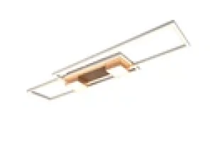 Lampa sufitowa Albany brązowy i odcienie brązu LED zintegrowany 647710465 - Trio
