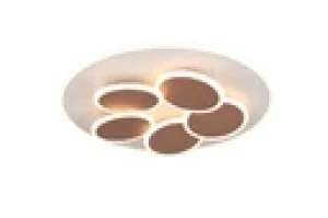 Lampa sufitowa Mandala szary i odcienie szarości LED zintegrowany 653210676 - Trio