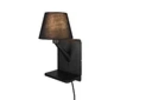 Kinkiet Comfort czarny E14 262670132 - Trio