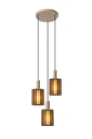 Lampa wisząca Lambres szary i odcienie szarości E27 45410/13/41 - Lucide