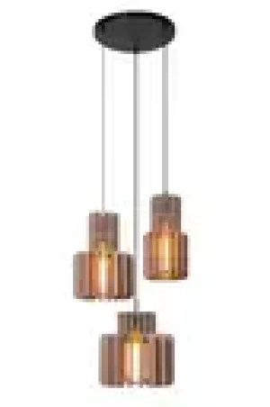 Lampa wisząca Rollo szary i odcienie szarości E27 45491/13/41 - Lucide