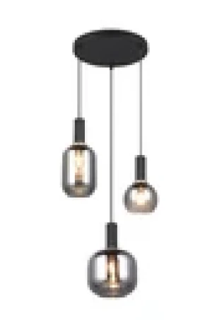 Lampa wisząca Diva czarny E27 319830332 - Trio