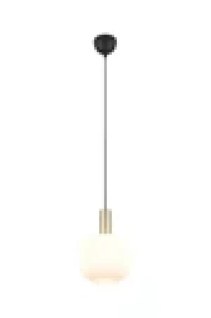 Lampa wisząca Diva złoty i odcienie złota, czarny E27 319800108 - Trio