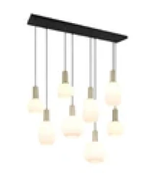 Lampa wisząca Diva złoty i odcienie złota, czarny E27 319800808 - Trio