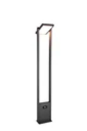 Lampa zewnętrzna stojąca Malawi antracyt LED zintegrowany 453769142 - Trio