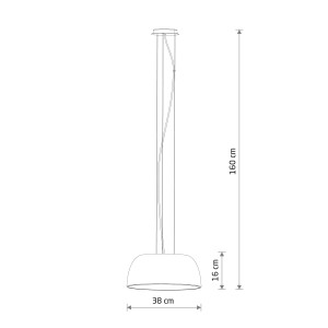 Lampa wisząca SATELLITE S 3xE27 biała 11228 Nowodvorski